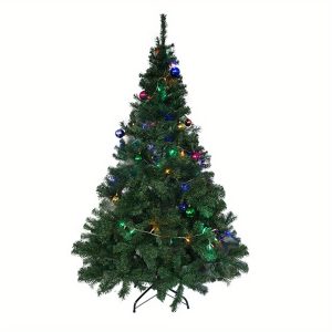 Artificial Christmas Tree for holiday Home Decoration, Premium Xmas Trees with Metal Stand & 12 Balls, Easy Assembly